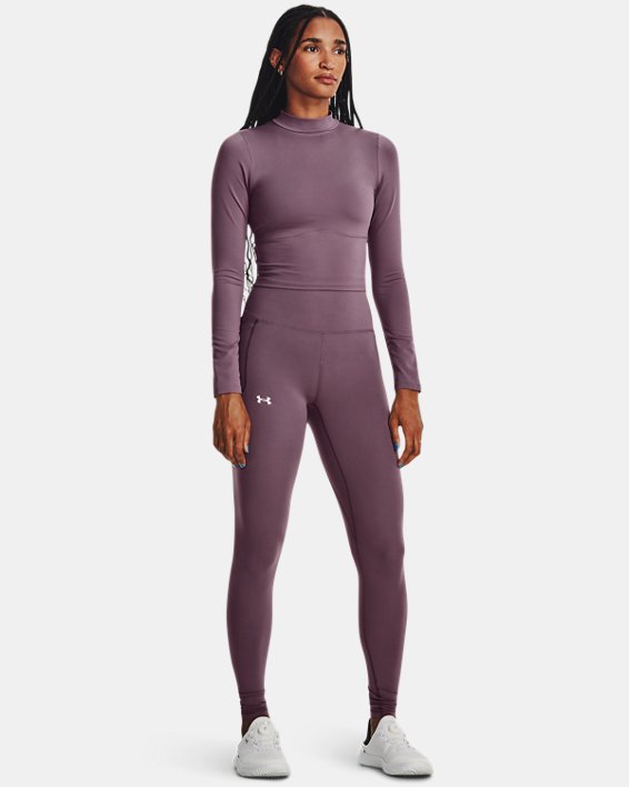 Women's UA Meridian Ultra High Rise Leggings, Purple, pdpMainDesktop image number 2